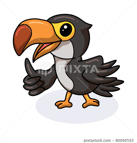 bird, cartoon, toucan 90890583