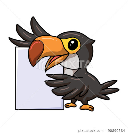 bird, cartoon, toucan 90890584