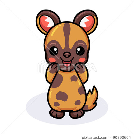 cartoon, dog, hyena 90890604