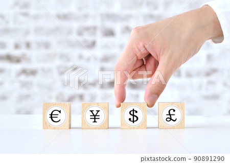 選擇貨幣符號的圖像 選擇貨幣符號的圖像 90891290