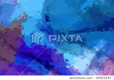 Abstract oil painting geometric texture Abstract oil painting geometric texture 90891645