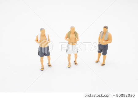 a group of man after bath at white board a group of man after bath at white board 90892080
