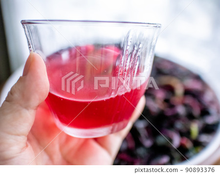Handmade shiso juice 90893376