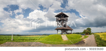 Boika lookout tower near the village of Ceske Lhotice Boika lookout tower near the village of Ceske Lhotice 90893680