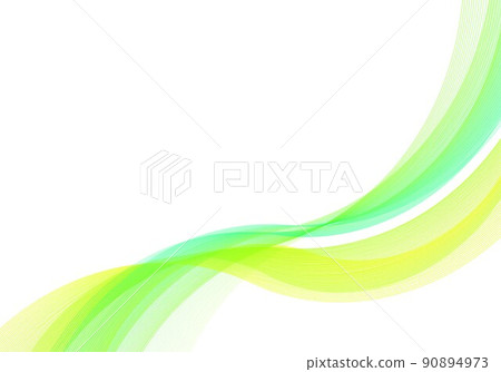 Line curve green Line curve green 90894973