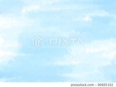 Blue watercolor texture 90895102