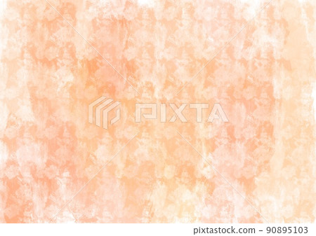 Orange watercolor texture 90895103