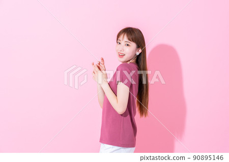 年輕女性的美麗 90895146