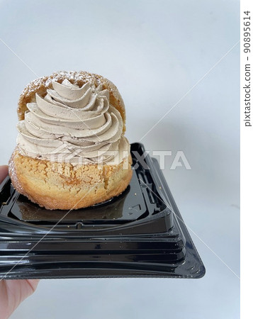 咖啡摩卡奶油泡芙 90895614