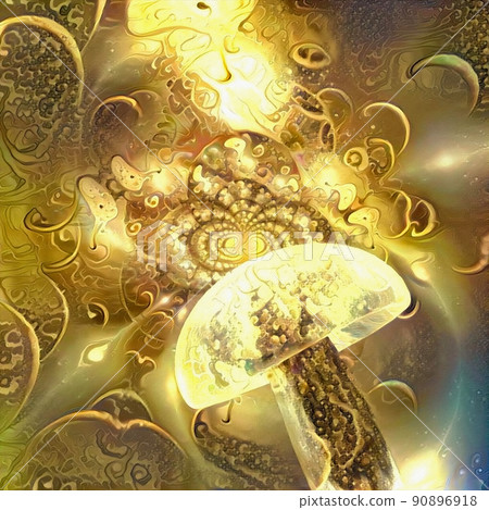 Hallucinogenic mushroom 90896918
