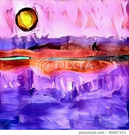 Abstract Sunset Abstract Sunset 90897351