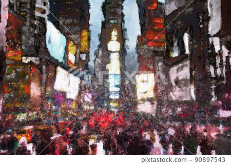 Times Square New York 90897543