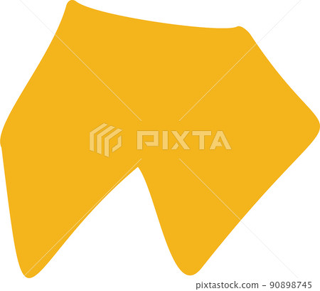 Polygonal angular geometric shape. Irregular Handdrawn Freeform 90898745