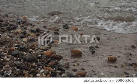 The beach of stones and shells 90900306