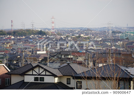 Residential area in the direction of Azamino as seen from Inageya Yonetty Ozenji-mae store Residential area in the direction of Azamino as seen from Inageya Yonetty Ozenji-mae store 90900647