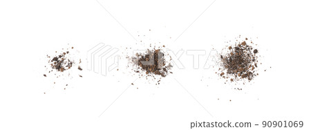 Peat Soil Isolated Peat Soil Isolated 90901069