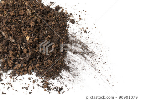 Peat Soil Isolated Peat Soil Isolated 90901079
