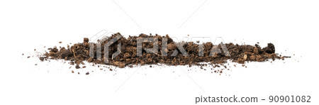 Peat Soil Isolated Peat Soil Isolated 90901082