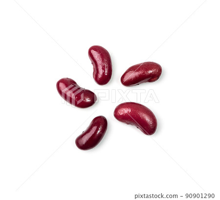 Red Kidney Beans Isolated Red Kidney Beans Isolated 90901290