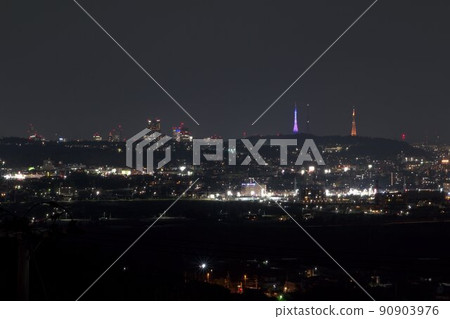 Sendai, Nachigaoka night view image of night view 90903976