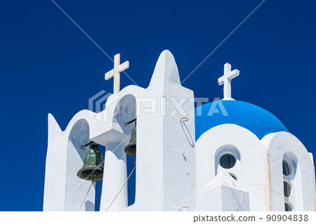 希臘聖托里尼島皮爾戈斯村的圣杰羅提奧斯演講會 90904838