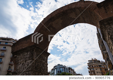 The Triumphal Arch of Galerius in Thessaloniki, Greece The Triumphal Arch of Galerius in Thessaloniki, Greece 90905776