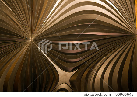 Metal modern 3d Structure background 90906643