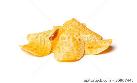 Potato Chips Isolated Potato Chips Isolated 90907445