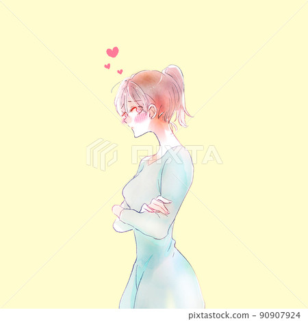 戀愛中的女人害羞 90907924