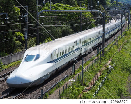 Shinkansen N700A at Sekigahara Shinkansen N700A at Sekigahara 90908871