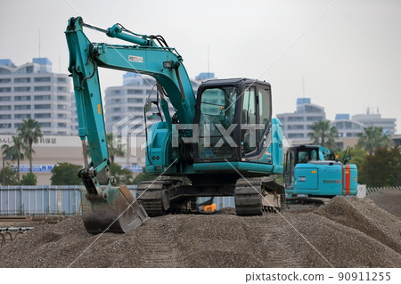 Excavator car image Excavator car image 90911255