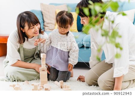 Family indoor building blocks 90912943