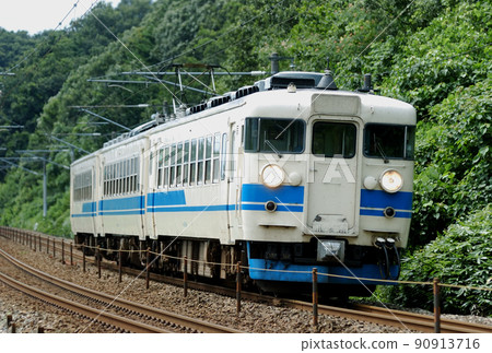 北陸本線Tsubata-Kurikara JR West 475系列A19組織（金澤） 90913716