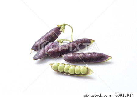 Tutankhamen's peas, peas, freshly harvested vegetables, healthy vegetables 90913914