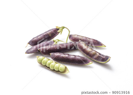 Tutankhamen's peas, peas, freshly harvested vegetables, healthy vegetables 90913916
