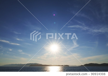 午後的夏日天空,海岸夜景,210721PM 午後的夏日天空,海岸夜景,210721PM 90914308