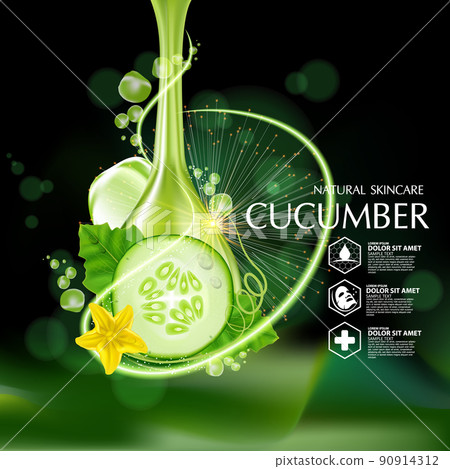 Cucumber Natural Moisture Skin Care Cosmetic. Cucumber Natural Moisture Skin Care Cosmetic. 90914312