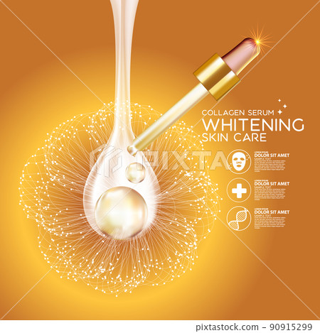 Collagen Serum Background Concept Skin Care Cosmetic Collagen Serum Background Concept Skin Care Cosmetic 90915299