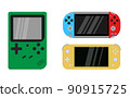 Mobile video console. Portable, creative video game console. 90915725