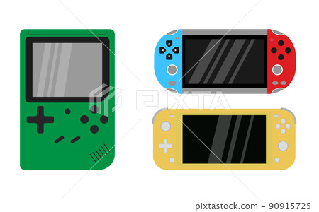 Mobile video console. Portable, creative video game console. Mobile video console. Portable, creative video game console. 90915725