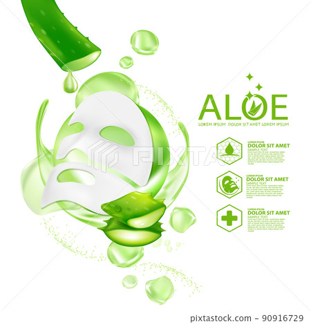 Aloe Vera collagen Serum Skin Care Cosmetic. 90916729