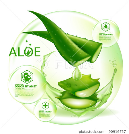 Aloe Vera collagen Serum Skin Care Cosmetic. Aloe Vera collagen Serum Skin Care Cosmetic. 90916737