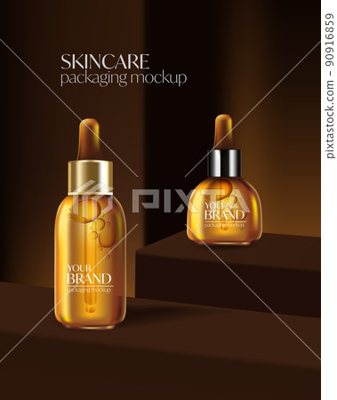 Skin care product mockup on square podium stage 3d vector illustration Skin care product mockup on square podium stage 3d vector illustration 90916859