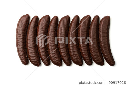 Chocolate Banana Isolated Chocolate Banana Isolated 90917028