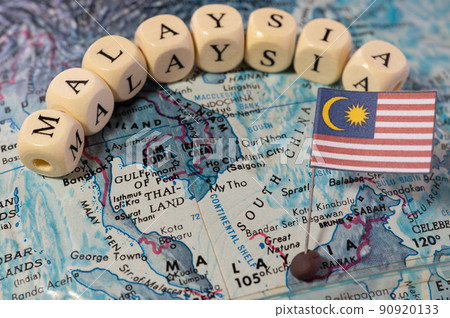 Malaysia map and national flag Malaysia map and national flag 90920133