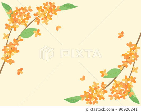 用金木裝飾的秋天卡片 90920241