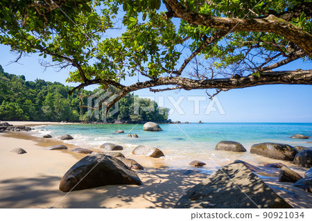 small beach at Khaolak-Lamru National Park Phang-nga 90921034