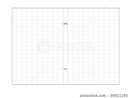 400-character thin black vertical manuscript paper / stationery template ――20 characters x 20 steps ――A4 ratio 400-character thin black vertical manuscript paper / stationery template ――20 characters x 20 steps ――A4 ratio 90921293