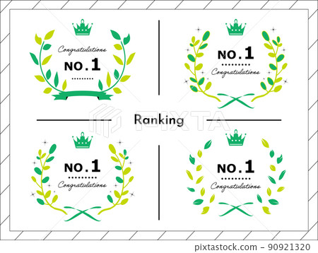 4 types of laurel set 90921320