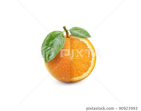Creative layout made of Orange fruit . Flat lay. Food concept Creative layout made of Orange fruit . Flat lay. Food concept 90923993